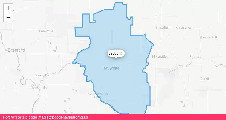 Fort White City is a small town located Florida, in the South region of the United States, and its official zip code is 32038. Fort White city more data from ValidUsapostalcodes | ValidUsapostalcodes