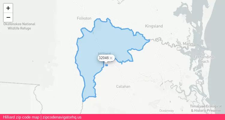 Hilliard City is a small town located Florida, in the South region of the United States, and its official zip code is 32046. Hilliard city more data from ValidUsapostalcodes | ValidUsapostalcodes