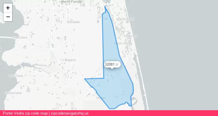 Ponte Vedra City is a small town located Florida, in the South region of the United States, and its official zip code is 32081. Ponte Vedra city more data from ValidUsapostalcodes | ValidUsapostalcodes