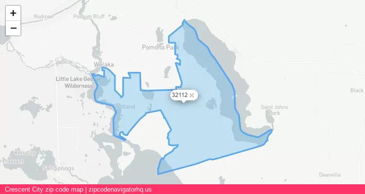 Crescent City City is a small town located Florida, in the South region of the United States, and its official zip code is 32112. Crescent City city more data from ValidUsapostalcodes | ValidUsapostalcodes