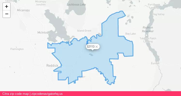 Citra City is a small town located Florida, in the South region of the United States, and its official zip code is 32113. Citra city more data from ValidUsapostalcodes | ValidUsapostalcodes