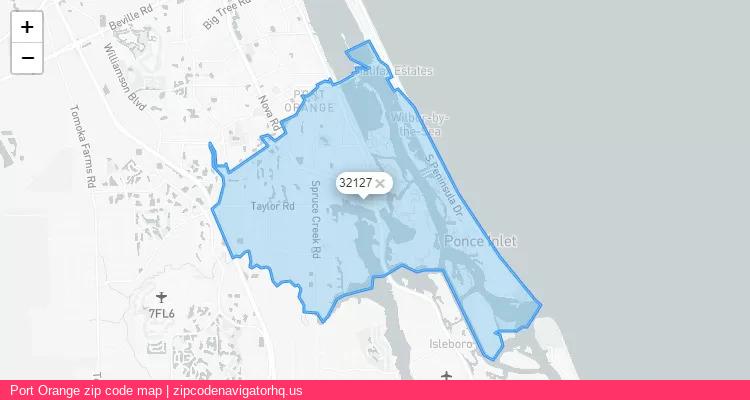 Port Orange City is a small town located Florida, in the South region of the United States, and its official zip code is 32127. Port Orange city more data from ValidUsapostalcodes | ValidUsapostalcodes
