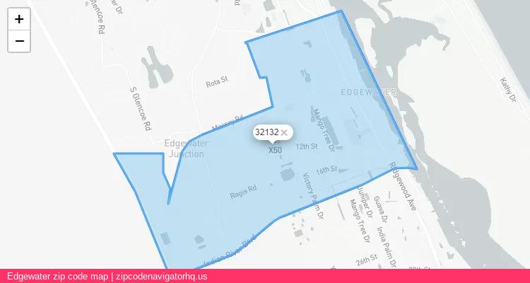 Edgewater City is a small town located Florida, in the South region of the United States, and its official zip code is 32132. Edgewater city more data from ValidUsapostalcodes | ValidUsapostalcodes