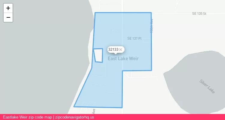 Eastlake Weir City is a small town located Florida, in the South region of the United States, and its official zip code is 32133. Eastlake Weir city more data from ValidUsapostalcodes | ValidUsapostalcodes
