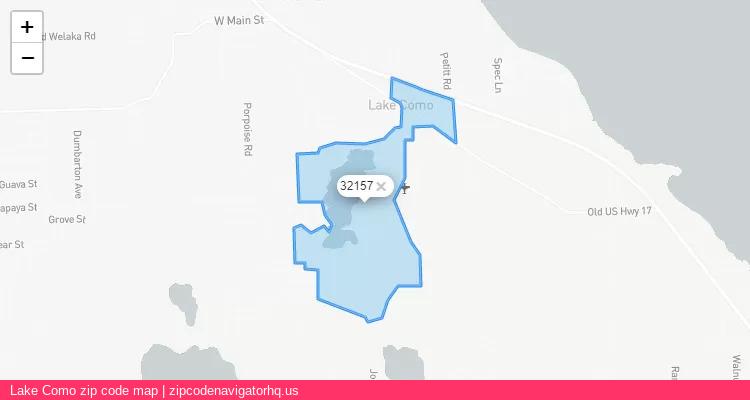 Lake Como City is a small town located Florida, in the South region of the United States, and its official zip code is 32157. Lake Como city more data from ValidUsapostalcodes | ValidUsapostalcodes