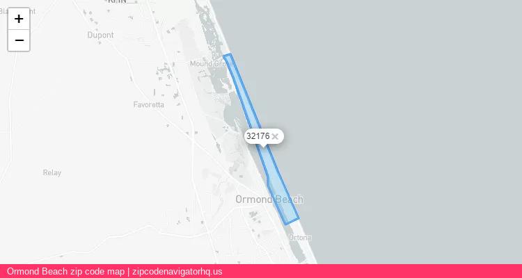 Ormond Beach City is a small town located Florida, in the South region of the United States, and its official zip code is 32176. Ormond Beach city more data from ValidUsapostalcodes | ValidUsapostalcodes