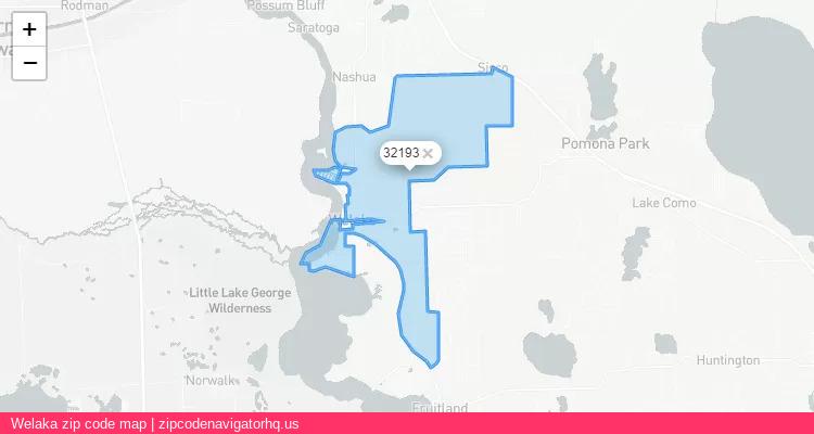Welaka City is a small town located Florida, in the South region of the United States, and its official zip code is 32193. Welaka city more data from ValidUsapostalcodes | ValidUsapostalcodes