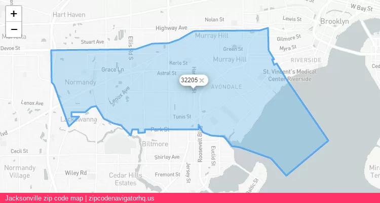 Jacksonville City is a small town located Florida, in the South region of the United States, and its official zip code is 32205. Jacksonville city more data from ValidUsapostalcodes | ValidUsapostalcodes