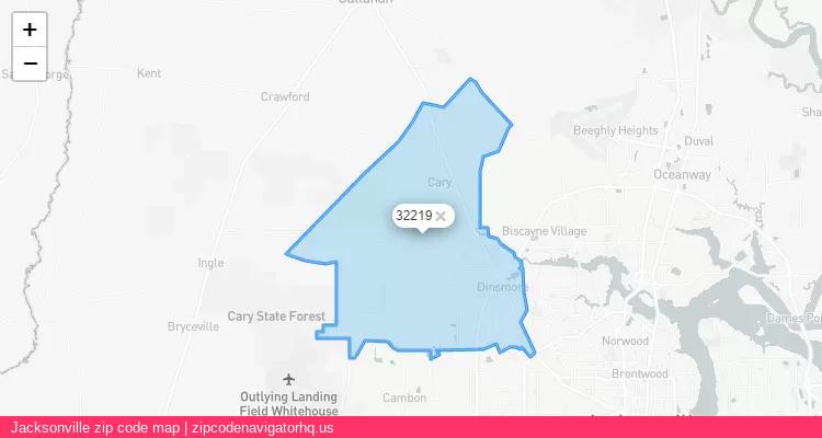 Jacksonville City is a small town located Florida, in the South region of the United States, and its official zip code is 32219. Jacksonville city more data from ValidUsapostalcodes | ValidUsapostalcodes