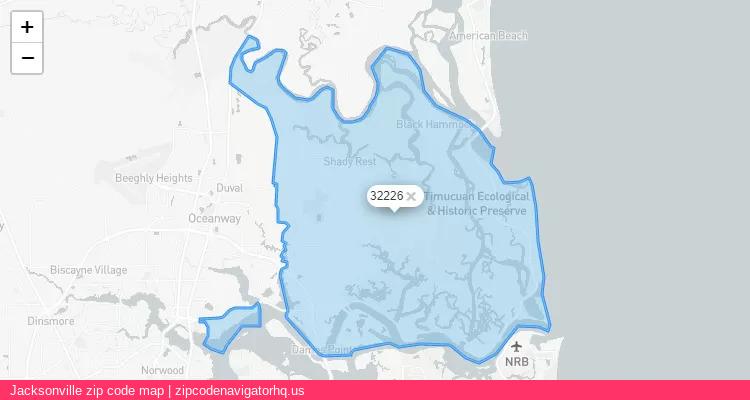 Jacksonville City is a small town located Florida, in the South region of the United States, and its official zip code is 32226. Jacksonville city more data from ValidUsapostalcodes | ValidUsapostalcodes