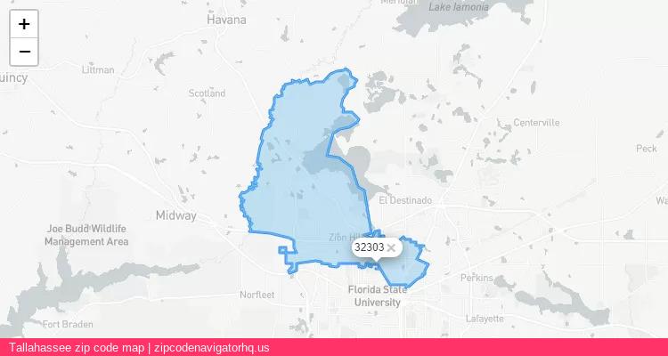 Tallahassee City is a small town located Florida, in the South region of the United States, and its official zip code is 32303. Tallahassee city more data from ValidUsapostalcodes | ValidUsapostalcodes