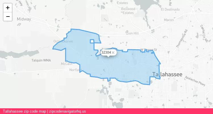 Tallahassee City is a small town located Florida, in the South region of the United States, and its official zip code is 32304. Tallahassee city more data from ValidUsapostalcodes | ValidUsapostalcodes