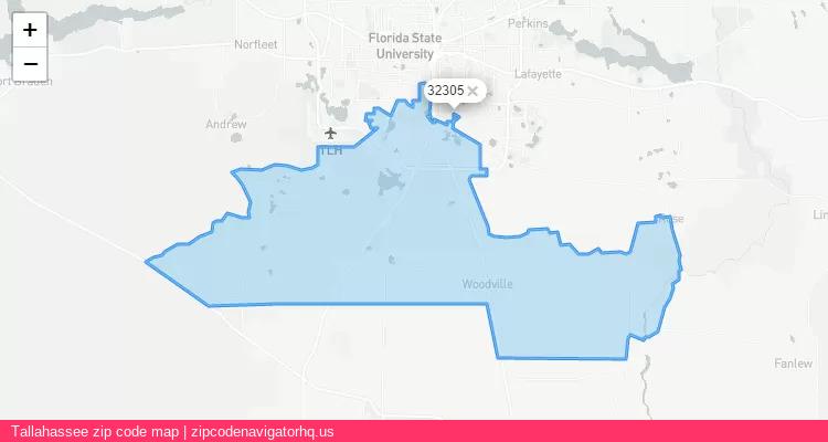Tallahassee City is a small town located Florida, in the South region of the United States, and its official zip code is 32305. Tallahassee city more data from ValidUsapostalcodes | ValidUsapostalcodes