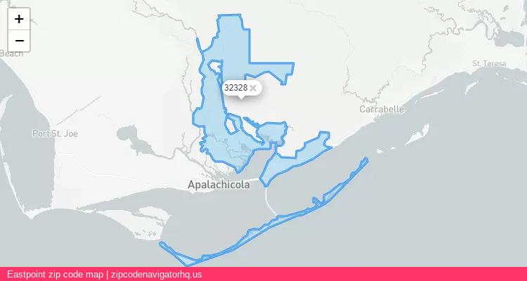 Eastpoint City is a small town located Florida, in the South region of the United States, and its official zip code is 32328. Eastpoint city more data from ValidUsapostalcodes | ValidUsapostalcodes
