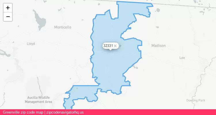 Greenville City is a small town located Florida, in the South region of the United States, and its official zip code is 32331. Greenville city more data from ValidUsapostalcodes | ValidUsapostalcodes