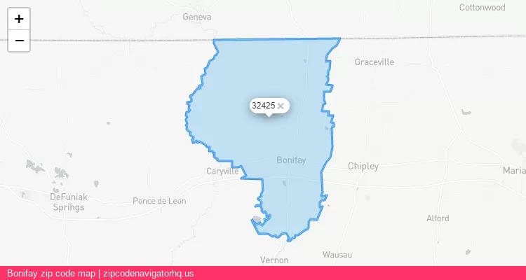 Bonifay City is a small town located Florida, in the South region of the United States, and its official zip code is 32425. Bonifay city more data from ValidUsapostalcodes | ValidUsapostalcodes