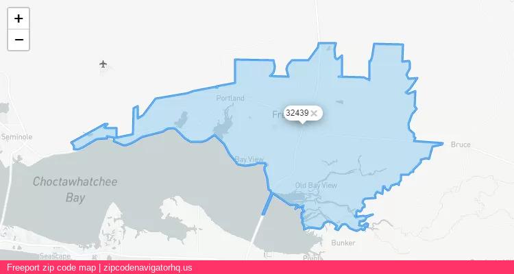 Freeport City is a small town located Florida, in the South region of the United States, and its official zip code is 32439. Freeport city more data from ValidUsapostalcodes | ValidUsapostalcodes