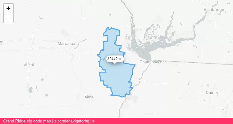 Grand Ridge City is a small town located Florida, in the South region of the United States, and its official zip code is 32442. Grand Ridge city more data from ValidUsapostalcodes | ValidUsapostalcodes