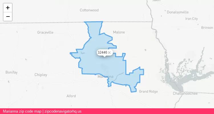 Marianna City is a small town located Florida, in the South region of the United States, and its official zip code is 32446. Marianna city more data from ValidUsapostalcodes | ValidUsapostalcodes