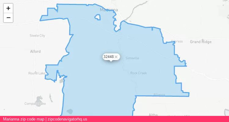 Marianna City is a small town located Florida, in the South region of the United States, and its official zip code is 32448. Marianna city more data from ValidUsapostalcodes | ValidUsapostalcodes