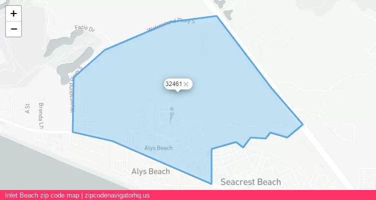 Inlet Beach City is a small town located Florida, in the South region of the United States, and its official zip code is 32461. Inlet Beach city more data from ValidUsapostalcodes | ValidUsapostalcodes