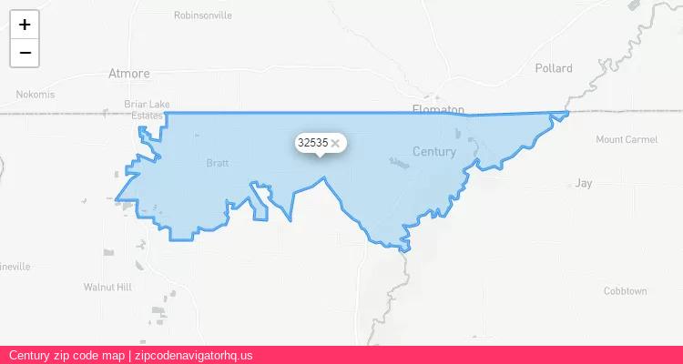Century City is a small town located Florida, in the South region of the United States, and its official zip code is 32535. Century city more data from ValidUsapostalcodes | ValidUsapostalcodes