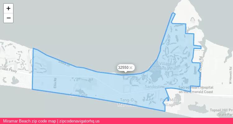 Miramar Beach City is a small town located Florida, in the South region of the United States, and its official zip code is 32550. Miramar Beach city more data from ValidUsapostalcodes | ValidUsapostalcodes
