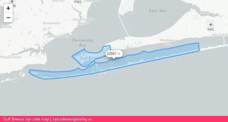 Gulf Breeze City is a small town located Florida, in the South region of the United States, and its official zip code is 32561. Gulf Breeze city more data from ValidUsapostalcodes | ValidUsapostalcodes