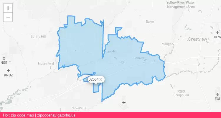 Holt City is a small town located Florida, in the South region of the United States, and its official zip code is 32564. Holt city more data from ValidUsapostalcodes | ValidUsapostalcodes