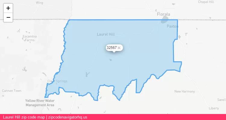 Laurel Hill City is a small town located Florida, in the South region of the United States, and its official zip code is 32567. Laurel Hill city more data from ValidUsapostalcodes | ValidUsapostalcodes