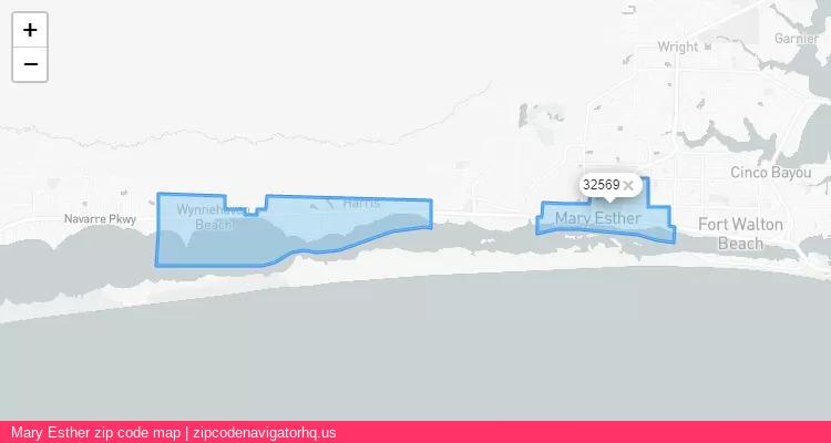 Mary Esther City is a small town located Florida, in the South region of the United States, and its official zip code is 32569. Mary Esther city more data from ValidUsapostalcodes | ValidUsapostalcodes