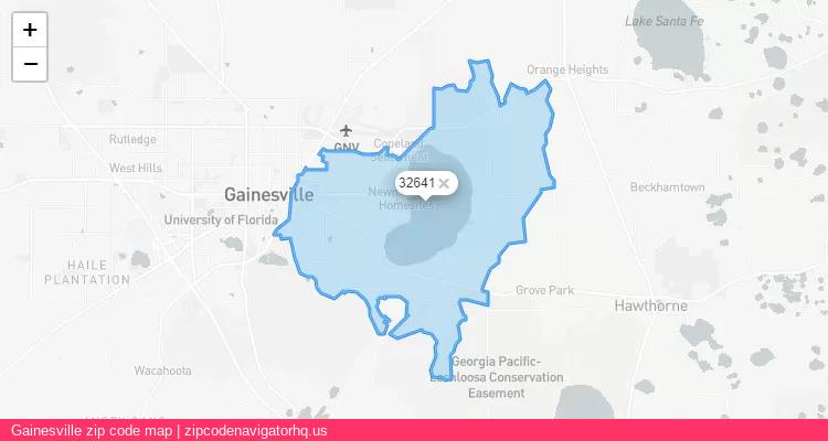 Gainesville City is a small town located Florida, in the South region of the United States, and its official zip code is 32641. Gainesville city more data from ValidUsapostalcodes | ValidUsapostalcodes