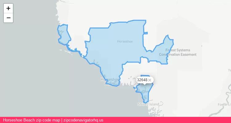 Horseshoe Beach City is a small town located Florida, in the South region of the United States, and its official zip code is 32648. Horseshoe Beach city more data from ValidUsapostalcodes | ValidUsapostalcodes