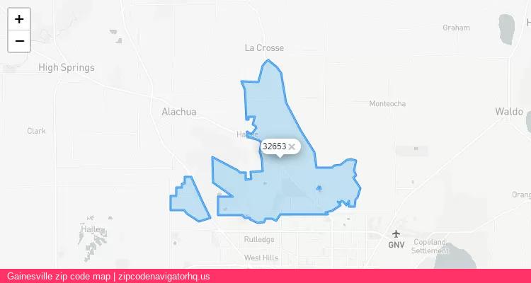 Gainesville City is a small town located Florida, in the South region of the United States, and its official zip code is 32653. Gainesville city more data from ValidUsapostalcodes | ValidUsapostalcodes