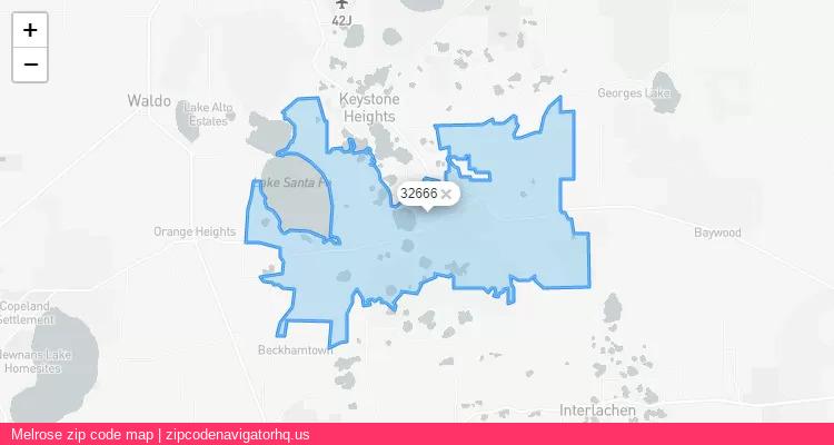Melrose City is a small town located Florida, in the South region of the United States, and its official zip code is 32666. Melrose city more data from ValidUsapostalcodes | ValidUsapostalcodes