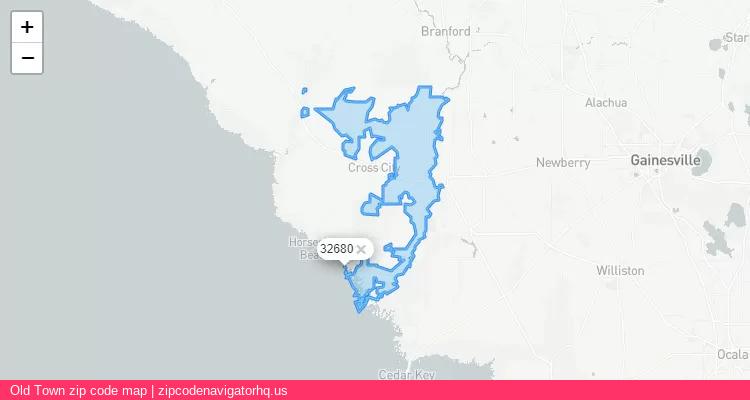 Old Town City is a small town located Florida, in the South region of the United States, and its official zip code is 32680. Old Town city more data from ValidUsapostalcodes | ValidUsapostalcodes