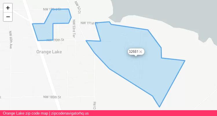 Orange Lake City is a small town located Florida, in the South region of the United States, and its official zip code is 32681. Orange Lake city more data from ValidUsapostalcodes | ValidUsapostalcodes
