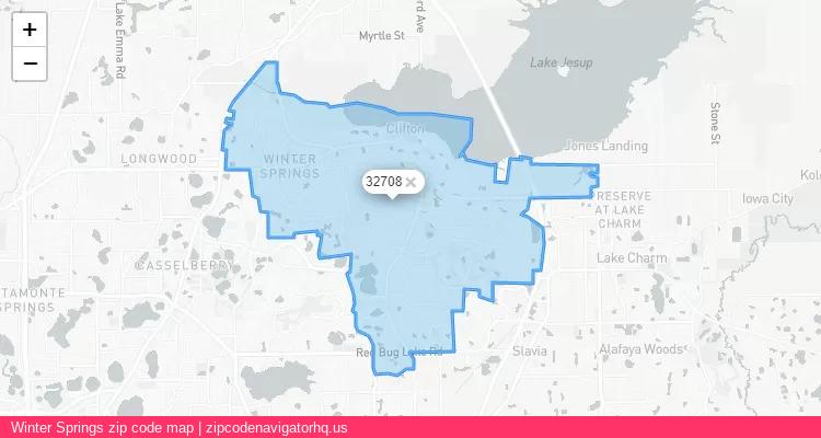 Winter Springs City is a small town located Florida, in the South region of the United States, and its official zip code is 32708. Winter Springs city more data from ValidUsapostalcodes | ValidUsapostalcodes