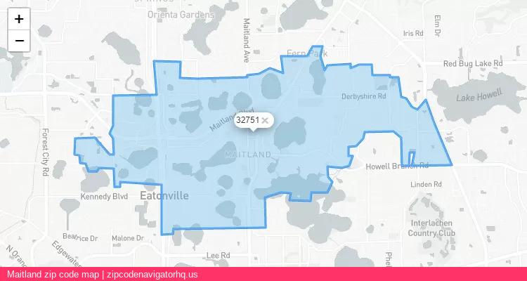 Maitland City is a small town located Florida, in the South region of the United States, and its official zip code is 32751. Maitland city more data from ValidUsapostalcodes | ValidUsapostalcodes