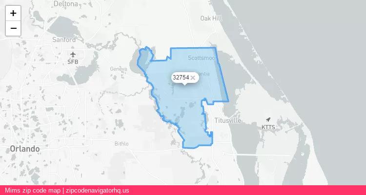 Mims City is a small town located Florida, in the South region of the United States, and its official zip code is 32754. Mims city more data from ValidUsapostalcodes | ValidUsapostalcodes