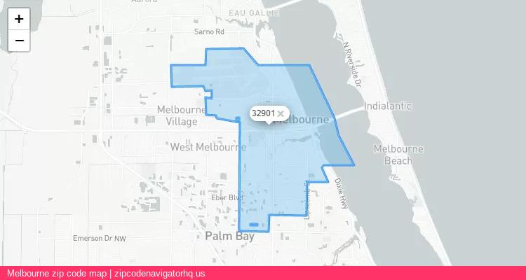 Melbourne City is a small town located Florida, in the South region of the United States, and its official zip code is 32901. Melbourne city more data from ValidUsapostalcodes | ValidUsapostalcodes
