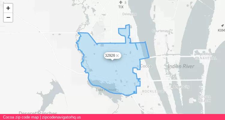 Cocoa City is a small town located Florida, in the South region of the United States, and its official zip code is 32926. Cocoa city more data from ValidUsapostalcodes | ValidUsapostalcodes