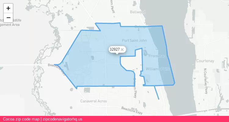 Cocoa City is a small town located Florida, in the South region of the United States, and its official zip code is 32927. Cocoa city more data from ValidUsapostalcodes | ValidUsapostalcodes