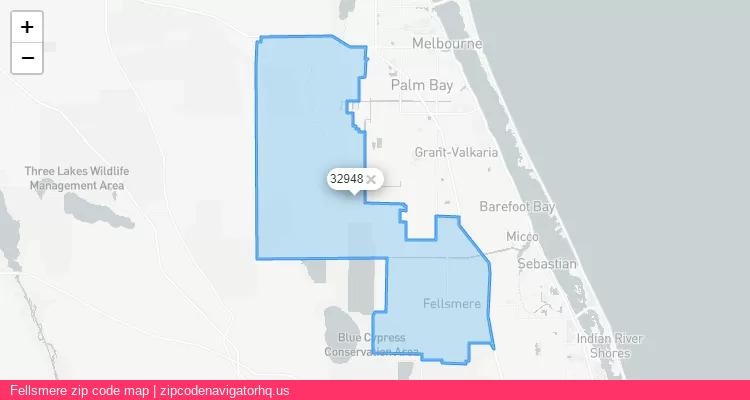 Fellsmere City is a small town located Florida, in the South region of the United States, and its official zip code is 32948. Fellsmere city more data from ValidUsapostalcodes | ValidUsapostalcodes