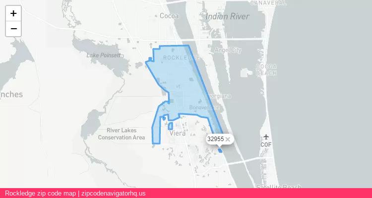 Rockledge City is a small town located Florida, in the South region of the United States, and its official zip code is 32955. Rockledge city more data from ValidUsapostalcodes | ValidUsapostalcodes
