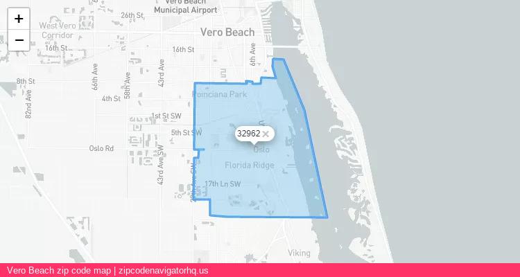 Vero Beach City is a small town located Florida, in the South region of the United States, and its official zip code is 32962. Vero Beach city more data from ValidUsapostalcodes | ValidUsapostalcodes