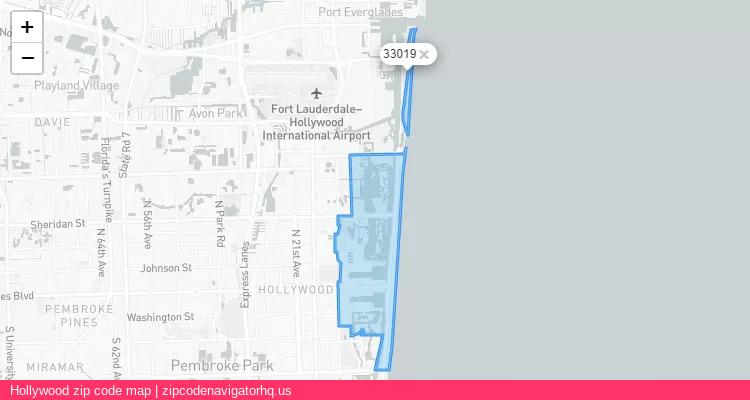Hollywood City is a small town located Florida, in the South region of the United States, and its official zip code is 33019. Hollywood city more data from ValidUsapostalcodes | ValidUsapostalcodes