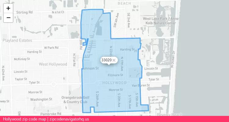 Hollywood City is a small town located Florida, in the South region of the United States, and its official zip code is 33020. Hollywood city more data from ValidUsapostalcodes | ValidUsapostalcodes