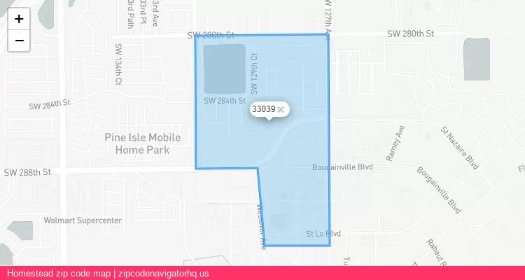 Homestead City is a small town located Florida, in the South region of the United States, and its official zip code is 33039. Homestead city more data from ValidUsapostalcodes | ValidUsapostalcodes