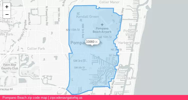 Pompano Beach City is a small town located Florida, in the South region of the United States, and its official zip code is 33060. Pompano Beach city more data from ValidUsapostalcodes | ValidUsapostalcodes